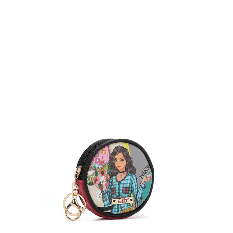 KEYCHAIN ​​WITH ROUND PURSE (<tc><tc><tc>Nikky</tc> Goes Shopping</tc></tc>)
