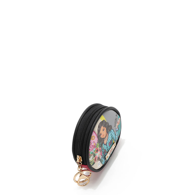 KEYCHAIN ​​WITH ROUND PURSE (<tc><tc><tc>Nikky</tc> Goes Shopping</tc></tc>)