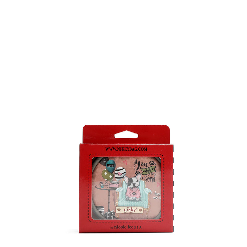 KEYCHAIN ​​WITH ROUND PURSE (<tc><tc>Party King</tc></tc>)