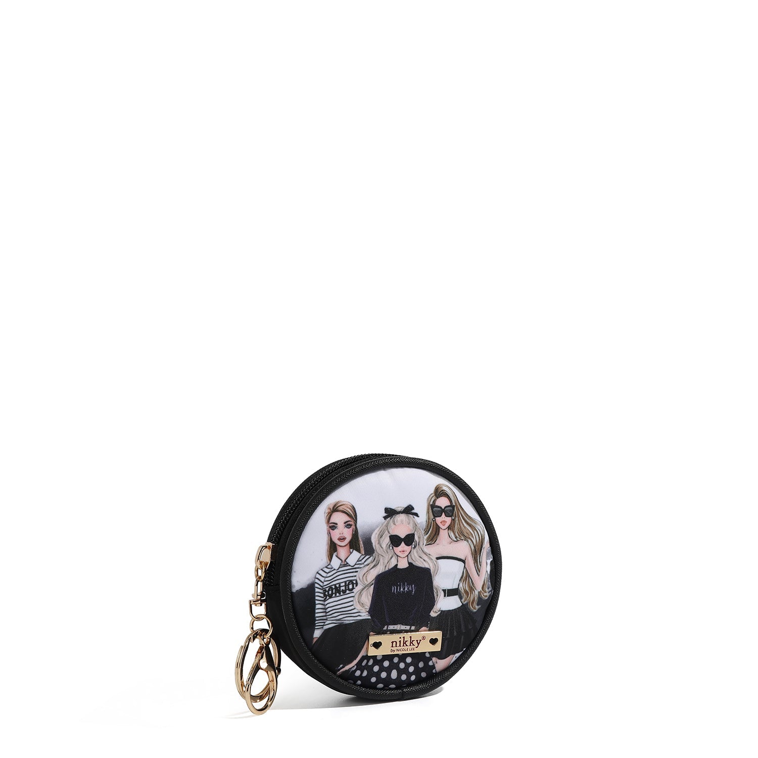 CHAVEIRO COM PORTA MOEDAS REDONDO (<tc>TRIO</tc>)