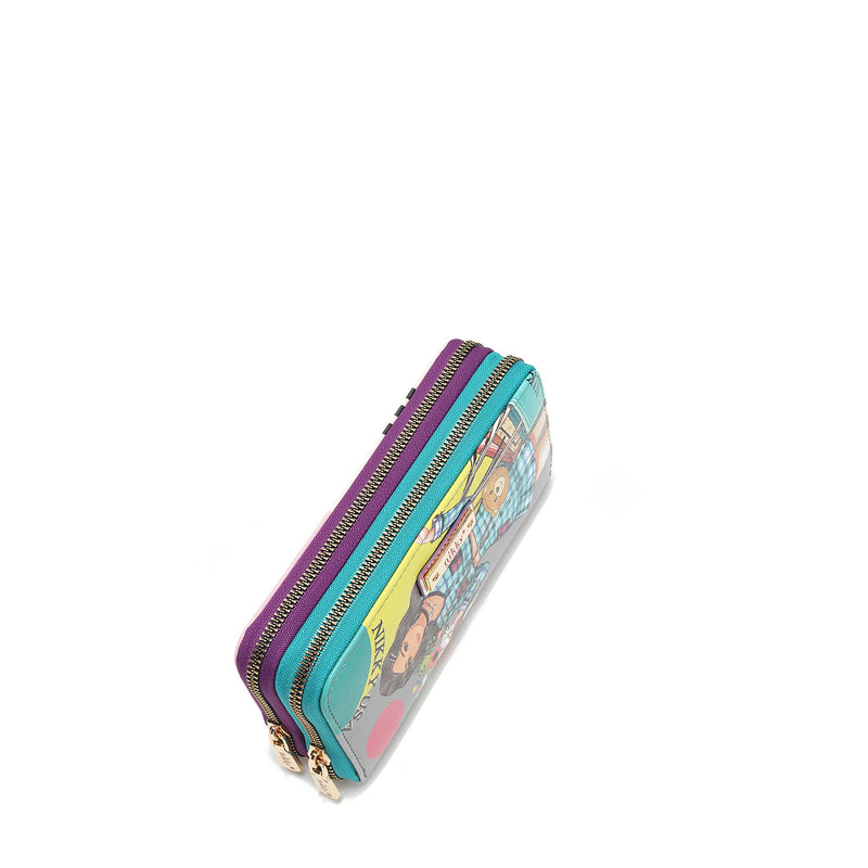 WALLET WITH DOUBLE ZIPPER V.2 (<tc><tc><tc>Nikky</tc> Goes Shopping</tc></tc>)