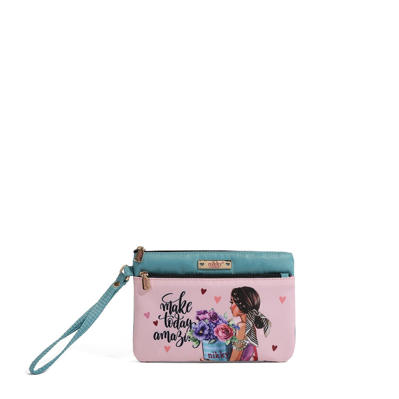 TOILETRY BAG WITH ZIPPER (<tc>FLOWER DAY</tc>)