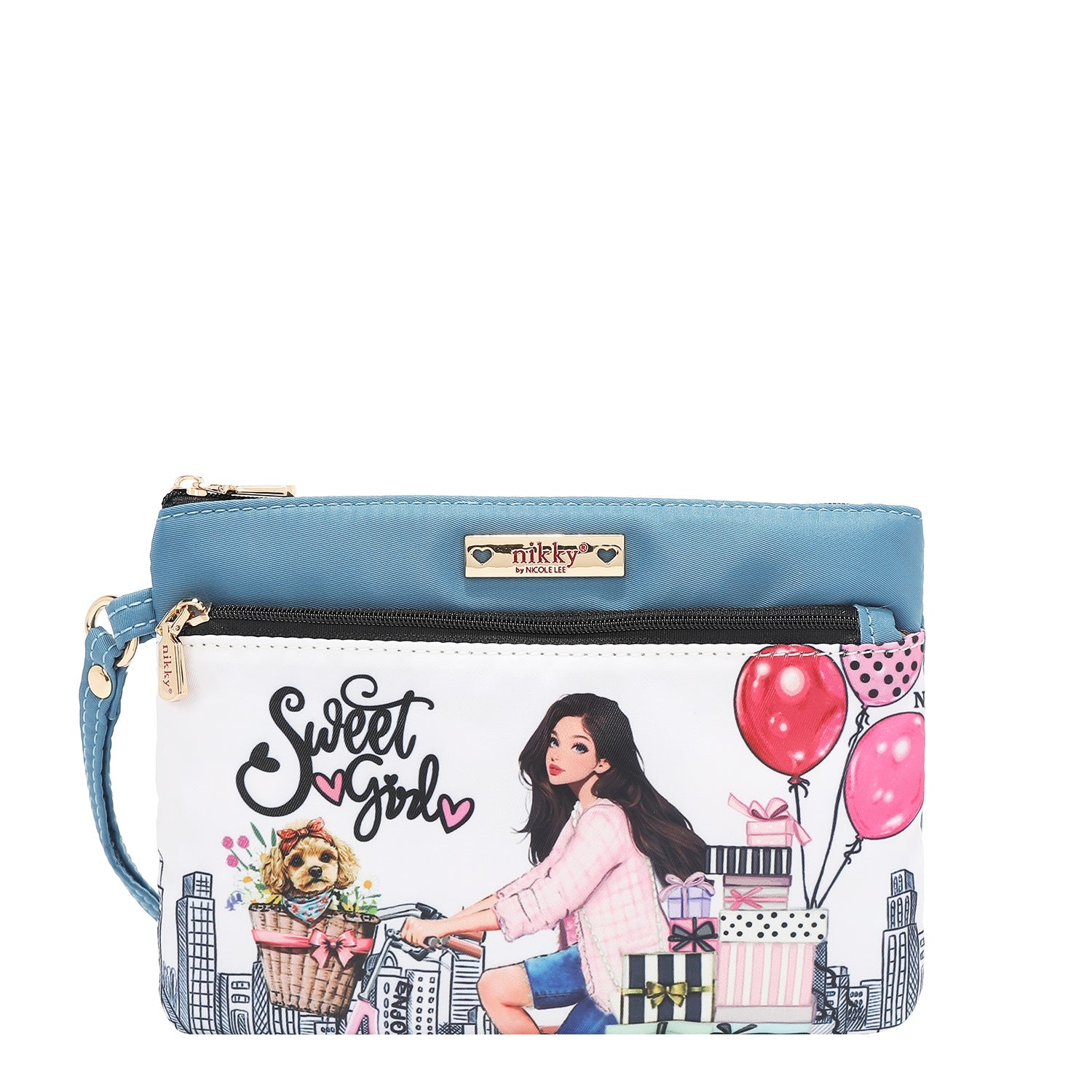 ZIPPERED TOILETRY BAG (<tc>SWEET GIRL</tc>)
