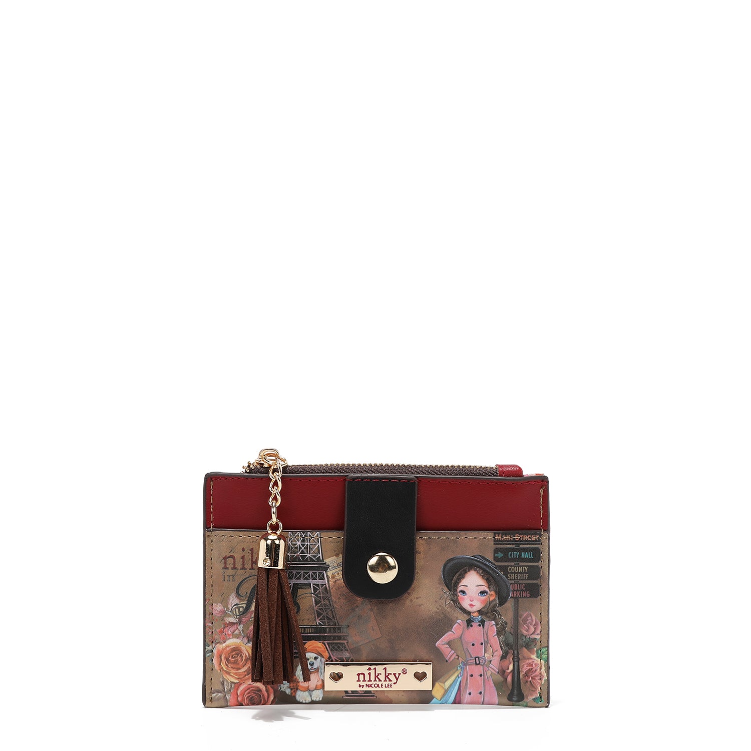 PORTE-CARTES AVEC FERMETURE ÉCLAIR (<tc>EMILY GOES PARIS</tc> )
