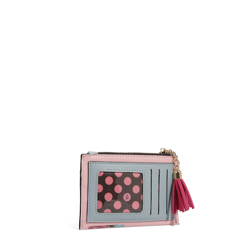 CARD HOLDER WITH ZIPPER (<tc>FLOWER DAY</tc>)