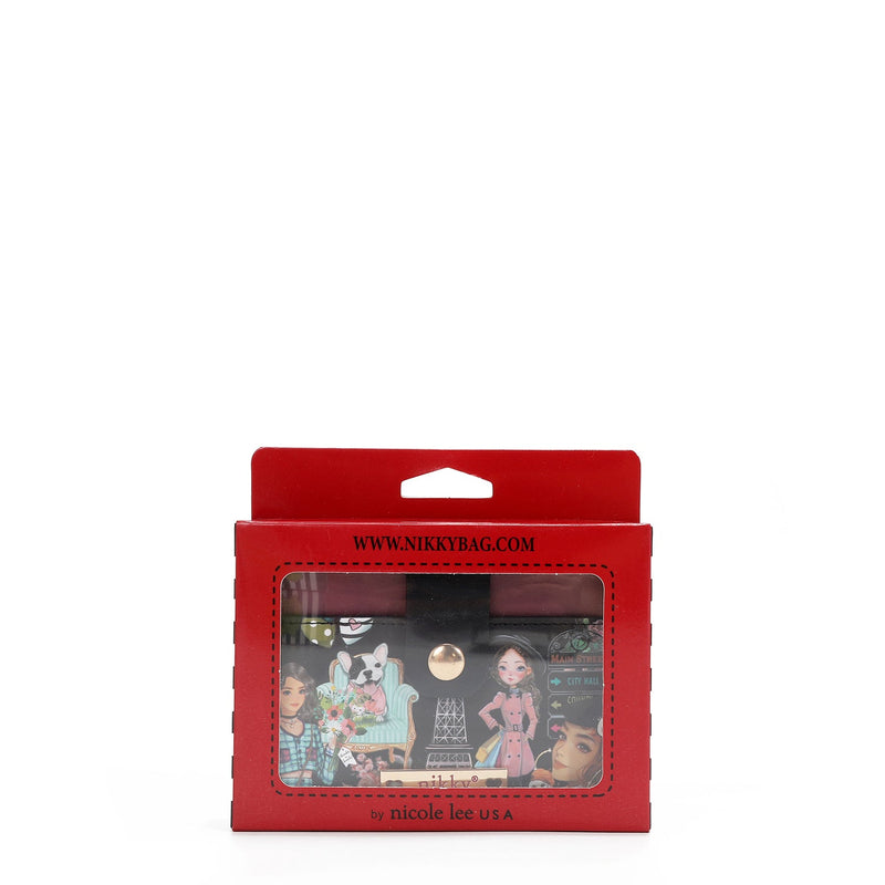 CARD HOLDER WITH ZIPPER (<tc><tc>Nikky</tc></tc> MAKES FRIENDS)