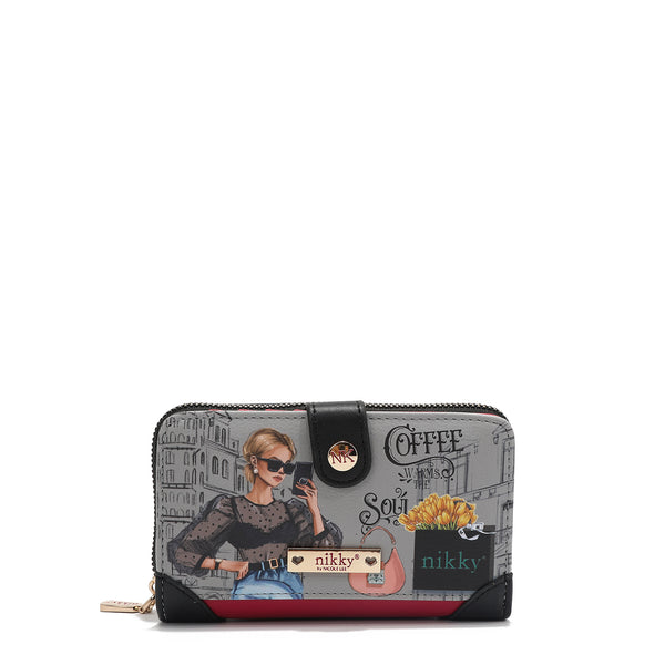 COMPACT WALLET (<tc>URBAN COFFEE DREAM</tc>)