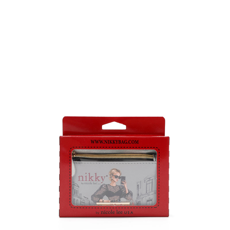 SMALL FLAT PURSE WITH ZIPPER (<tc>URBAN COFFEE DREAM</tc>)