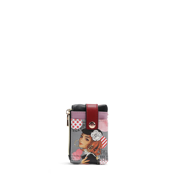 MINI CARD HOLDER WITH CLOSURE (<tc>CIEGA POR TI</tc>)