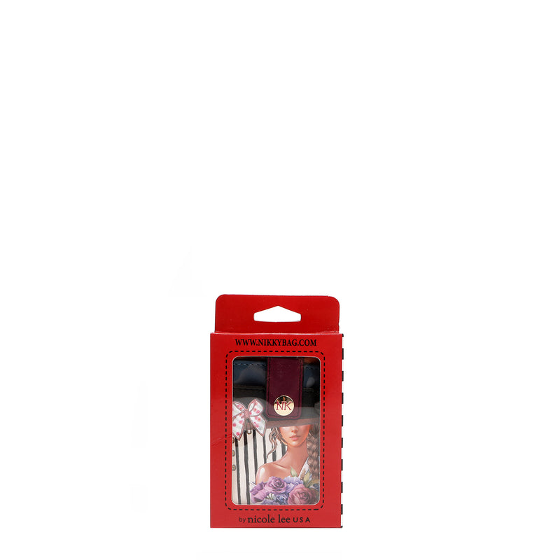MINI CARD HOLDER WITH CLOSURE (<tc>NOSTALGIA</tc>)