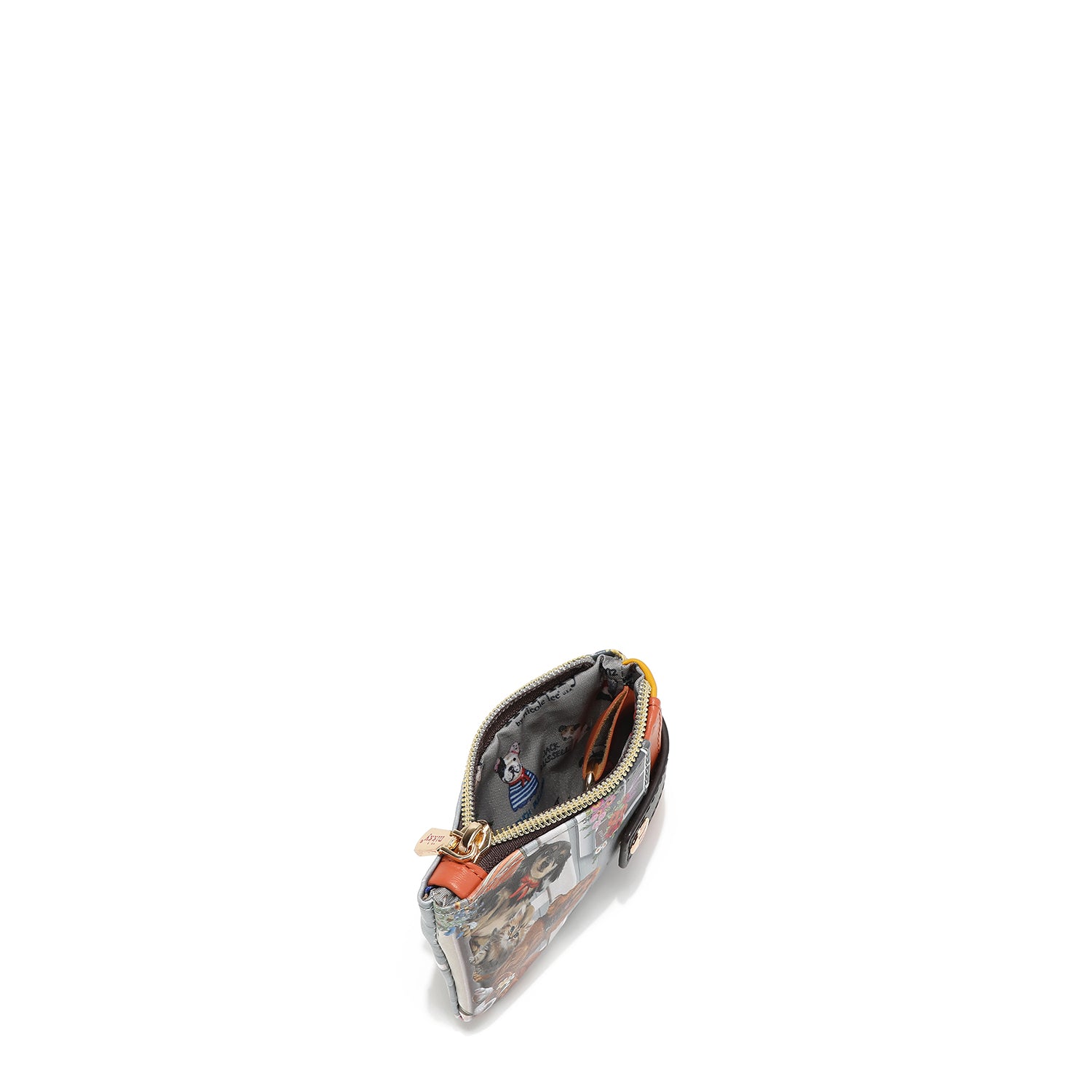 PORTA CARTE CON CHIUSURA A CERNIERA E BOTTONE A PRESSIONE <tc>STEP BY STEP</tc>