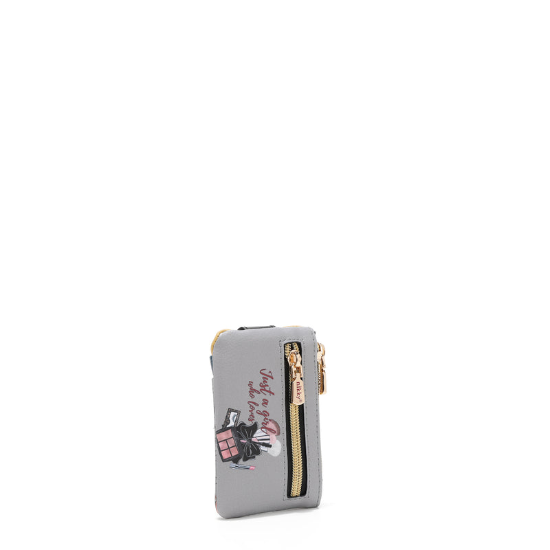 MINI CARD HOLDER WITH CLOSURE (<tc>URBAN COFFEE DREAM</tc>)