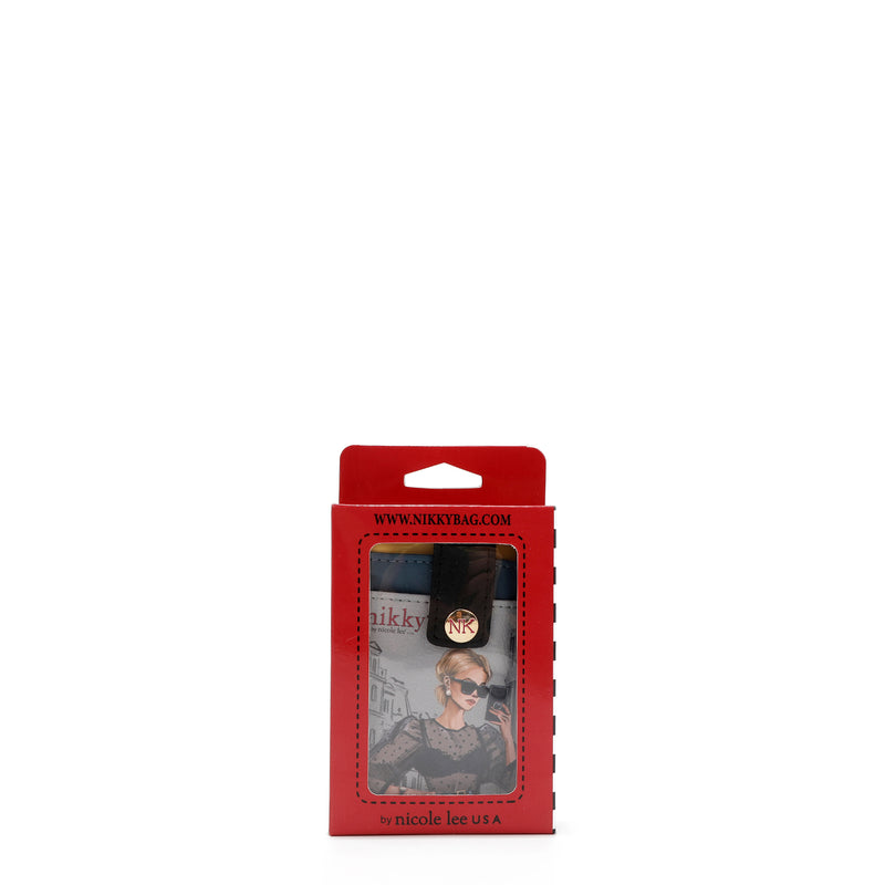 MINI CARD HOLDER WITH CLOSURE (<tc>URBAN COFFEE DREAM</tc>)