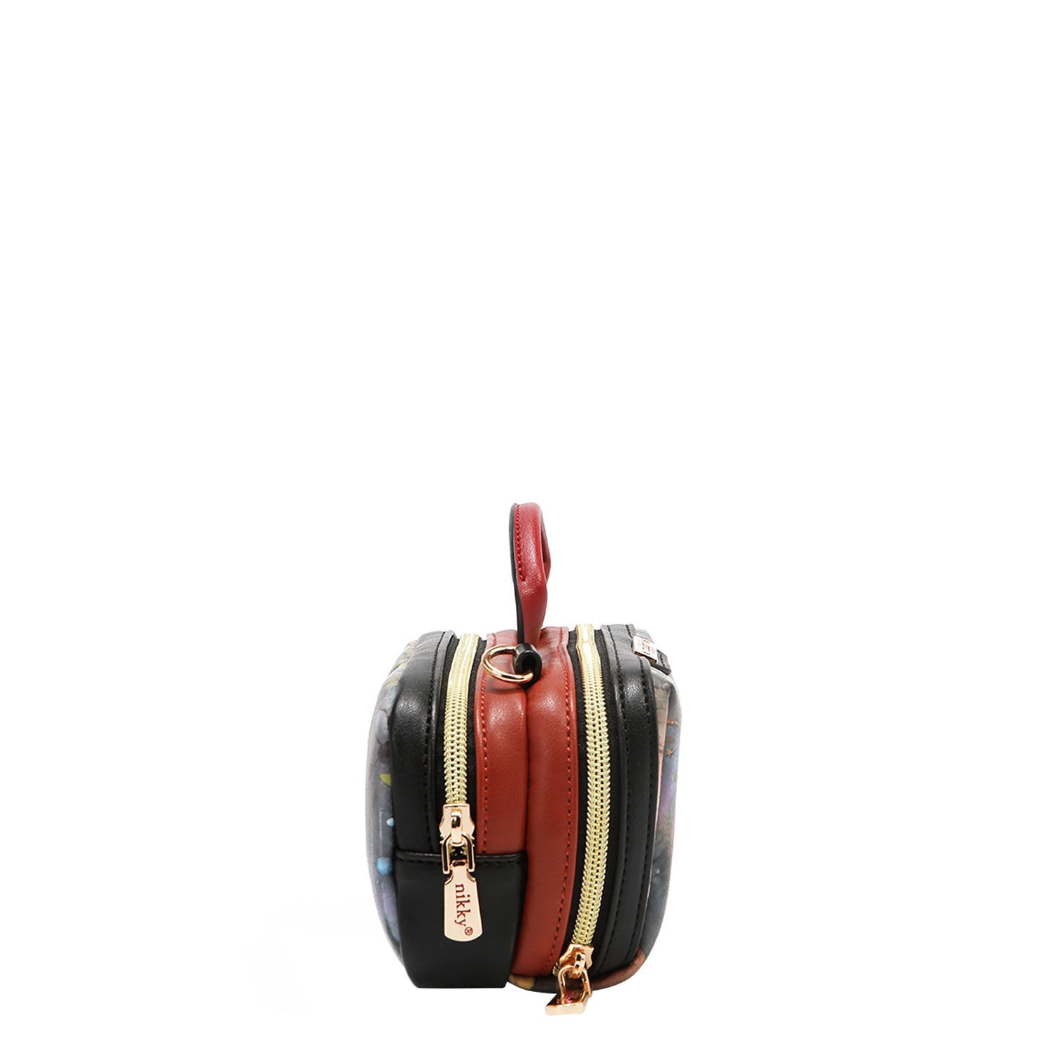 MINI BOLSO CRUZADO BOSTON CON DOBLE CREMALLERA (FAIRY TALE)
