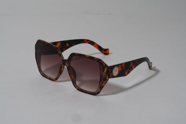LARGE NK BROWN SUNGLASSES