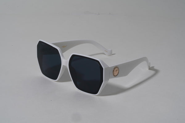 LARGE NK WHITE SUNGLASSES