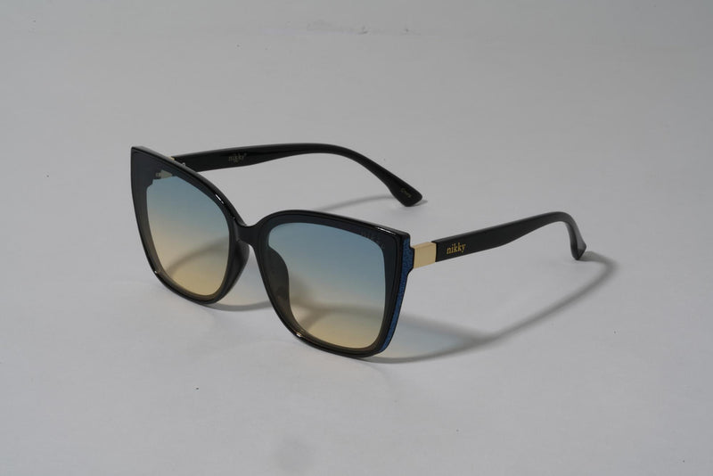 NK CAT EYE BLUE SUNGLASSES