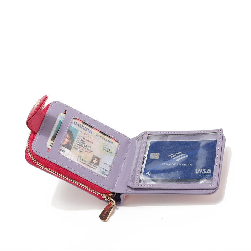 COMPACT FOLDABLE WALLET (<tc>I LIVE TO TRAVEL</tc>)
