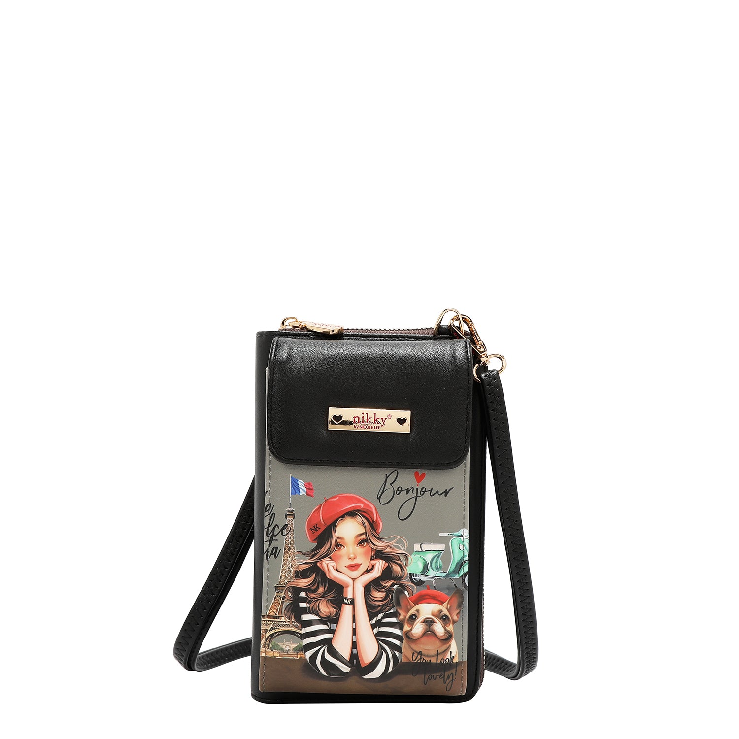 HANDY-UMHÄNGERTASCHE/BRIEFTASCHE (<tc>EIFFEL DREAMS</tc>)