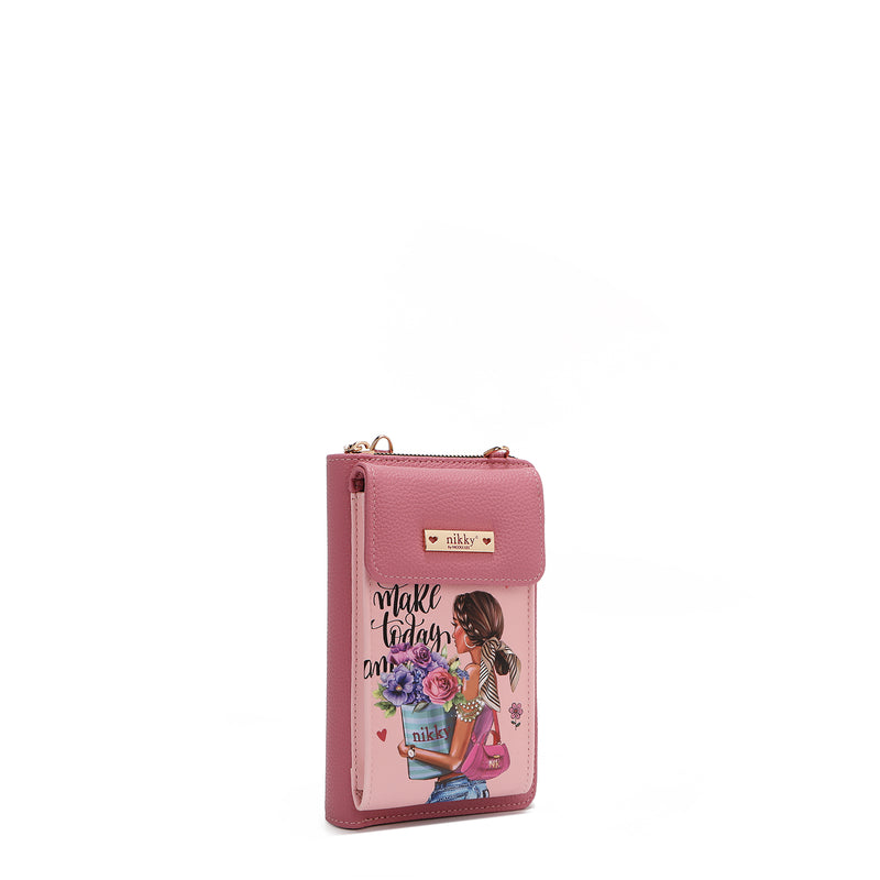 PHONE SHOULDER BAG/WALLET (<tc>FLOWER DAY</tc>)