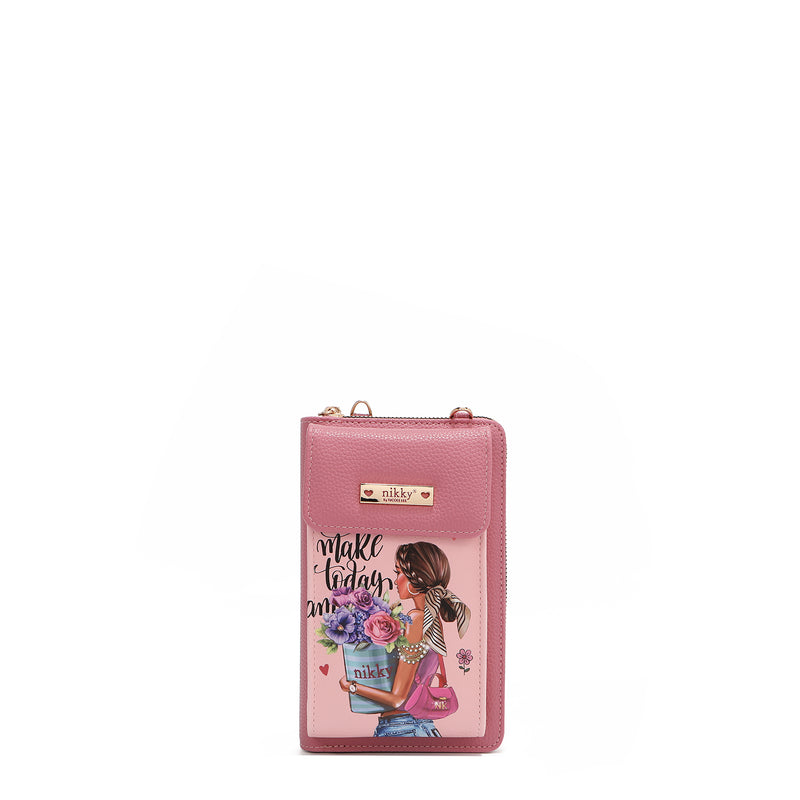 PHONE SHOULDER BAG/WALLET (<tc>FLOWER DAY</tc>)