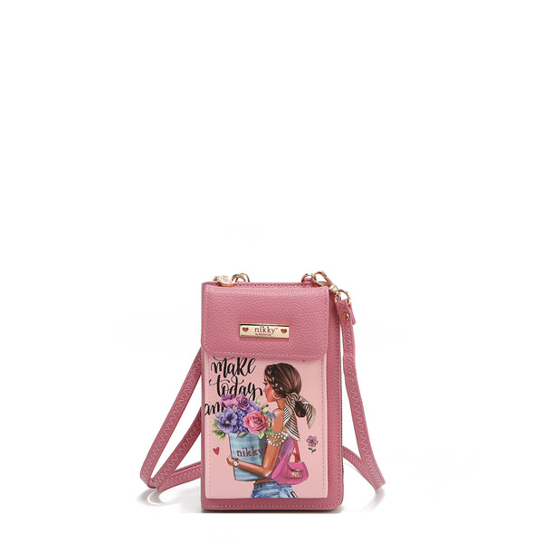 PHONE SHOULDER BAG/WALLET (<tc>FLOWER DAY</tc>)