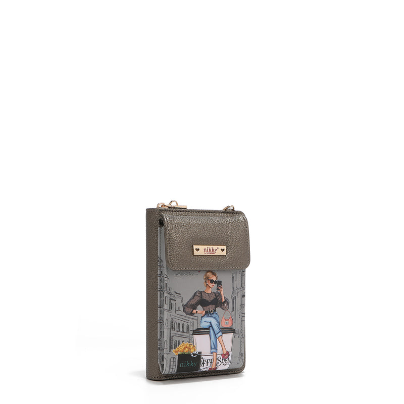 PHONE SHOULDER BAG/WALLET (<tc>URBAN COFFEE DREAM</tc>)