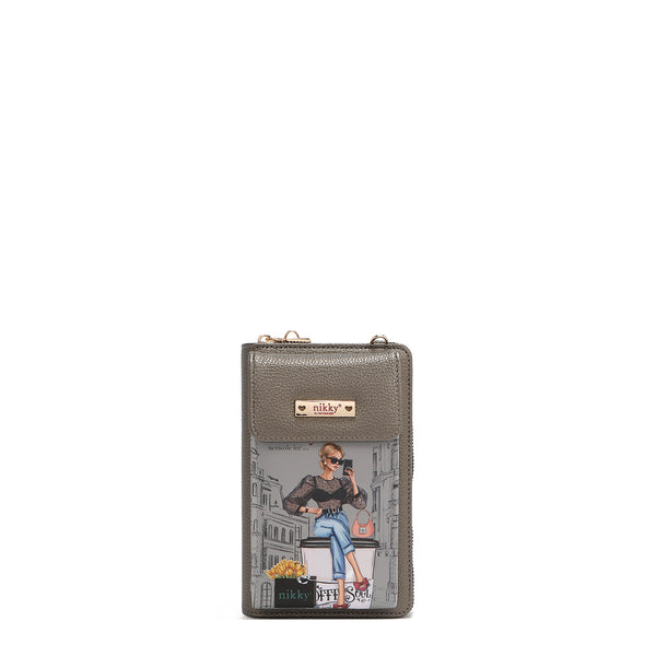 PHONE SHOULDER BAG/WALLET (<tc>URBAN COFFEE DREAM</tc>)