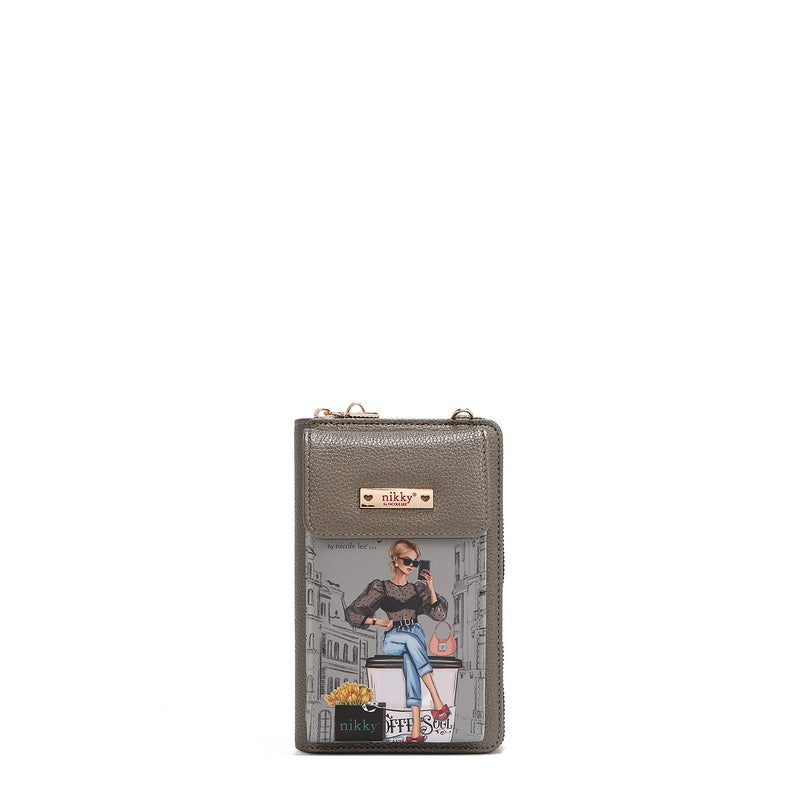 PHONE SHOULDER BAG/WALLET (<tc>URBAN COFFEE DREAM</tc>)