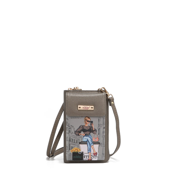 PHONE SHOULDER BAG/WALLET (<tc>URBAN COFFEE DREAM</tc>)