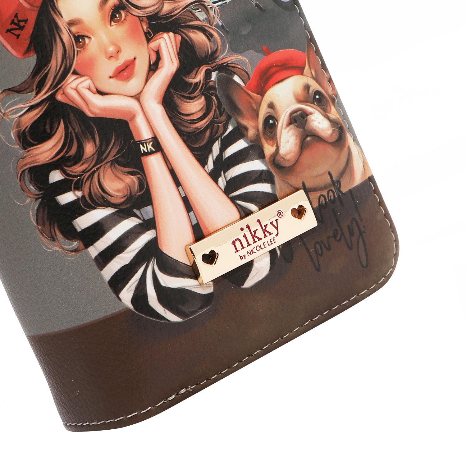 MEDIUM-SIZED DOUBLE ZIPPER WALLET (<tc>EIFFEL DREAMS</tc>)