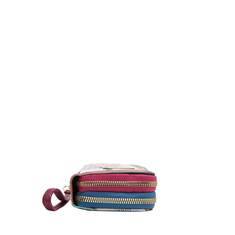 MEDIUM WALLET WITH DOUBLE ZIPPER (<tc>NOSTALGIA</tc>)