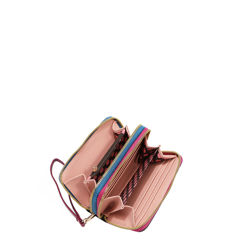 MEDIUM WALLET WITH DOUBLE ZIPPER (<tc>NOSTALGIA</tc>)