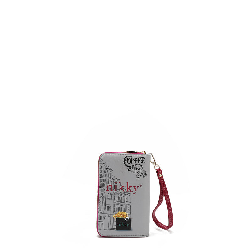 MEDIUM WALLET WITH DOUBLE ZIPPER (<tc>URBAN COFFEE DREAM</tc>)