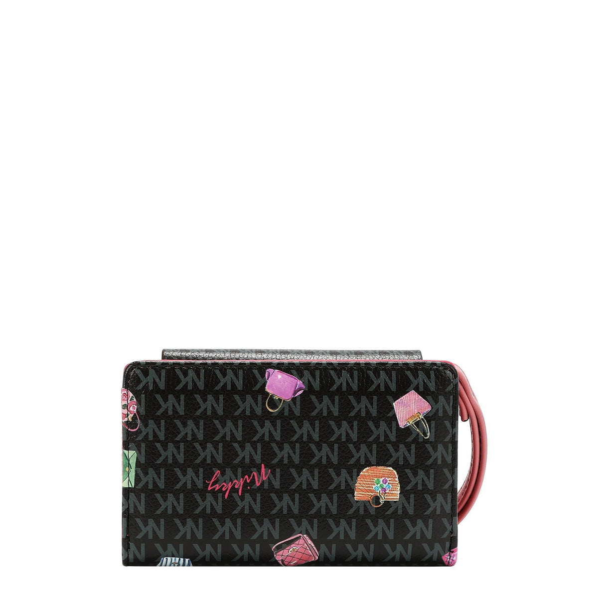 CARTERA PLEGABLE PEQUEÑA NIKKY (GLAMOROUS WALK-NEGRO)