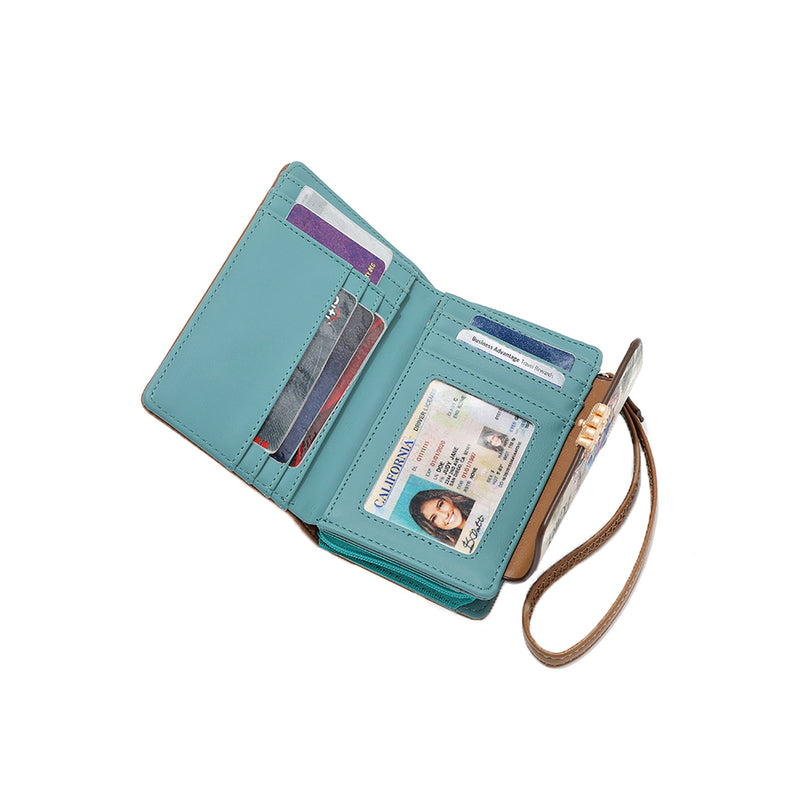 SMALL FOLDABLE WALLET <tc>NIKKY</tc> (<tc>I LIVE TO TRAVEL</tc>)