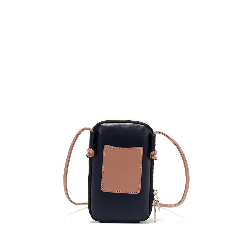 CROSSBODY BAG WITH ZIPPER FOR PHONE/WALLET (<tc>URBAN COFFEE DREAM</tc>)