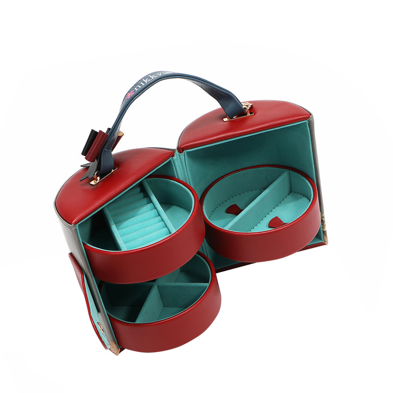 MULTIPLE CYLINDRICAL JEWELRY BOX (<tc>NOSTALGIA</tc>)