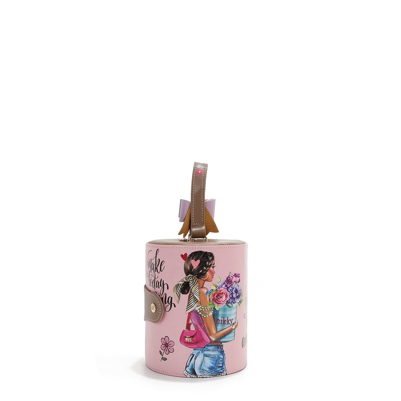 MULTIPLE CYLINDRICAL JEWELRY BOX (<tc>FLOWER DAY</tc>)