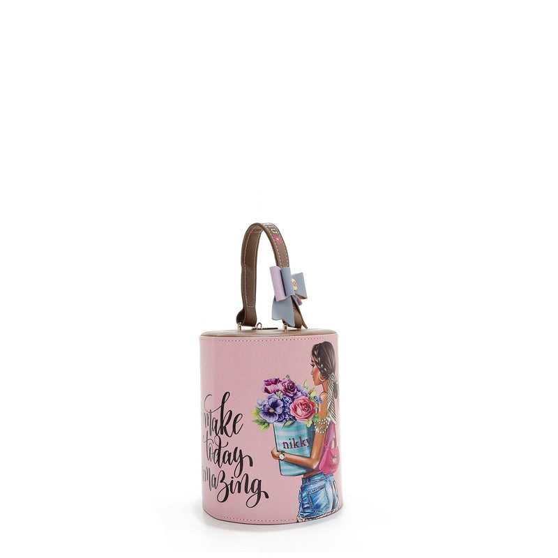 MULTIPLE CYLINDRICAL JEWELRY BOX (<tc>FLOWER DAY</tc>)