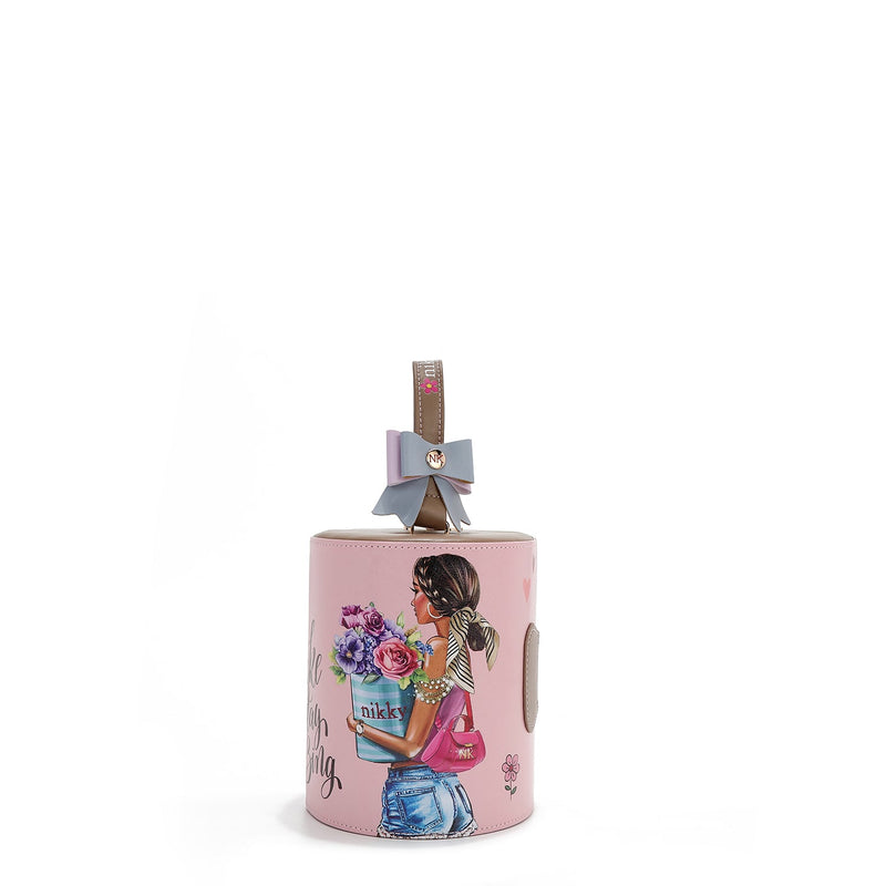 MULTIPLE CYLINDRICAL JEWELRY BOX (<tc>FLOWER DAY</tc>)