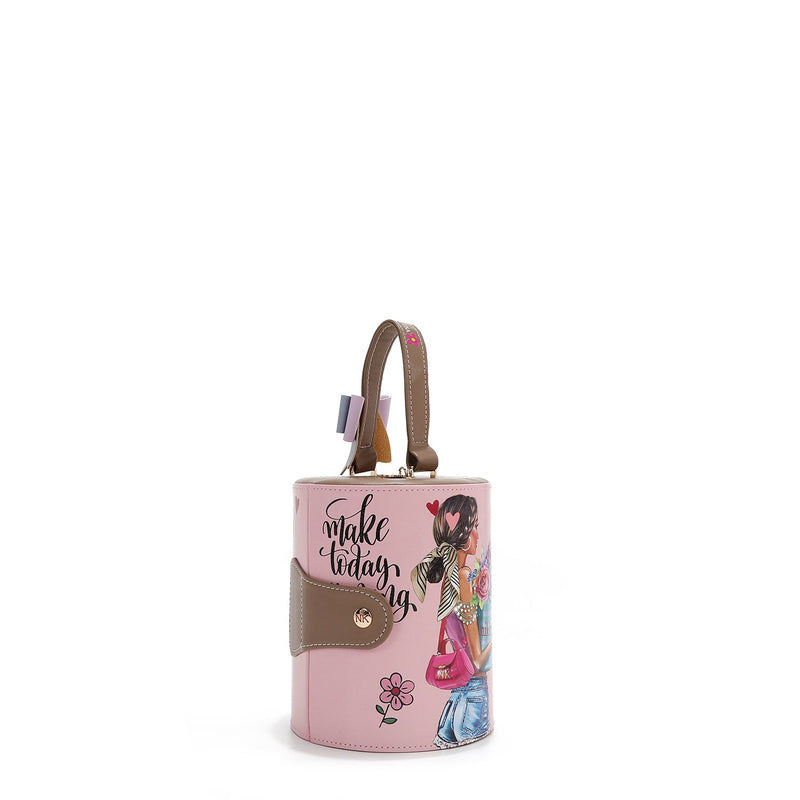 MULTIPLE CYLINDRICAL JEWELRY BOX (<tc>FLOWER DAY</tc>)