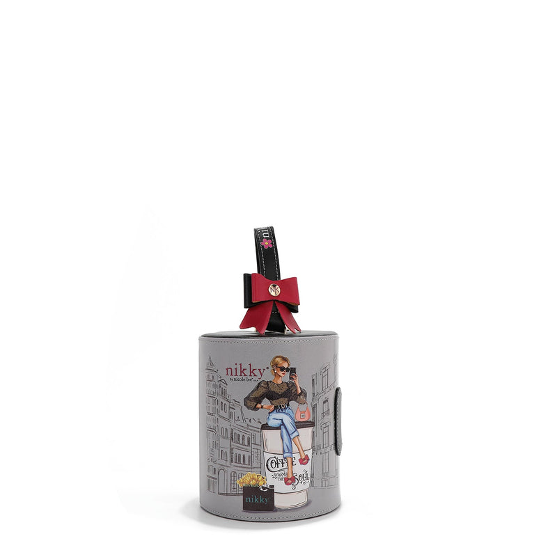 MULTIPLE CYLINDRICAL JEWELRY BOX (<tc>URBAN COFFEE DREAM</tc>)
