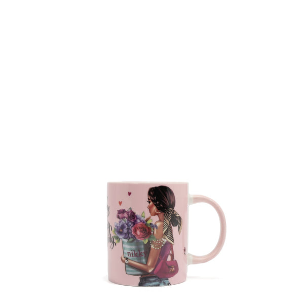 CERAMIC CUP (<tc>FLOWER DAY</tc>)
