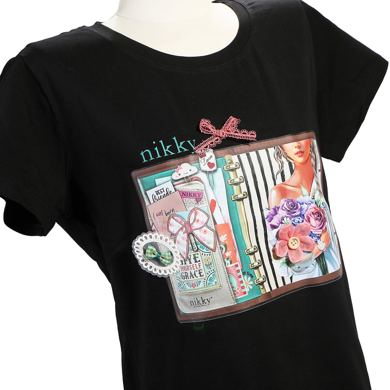 CAMISETA DE MODA (NOSTALGIA NEGRO)