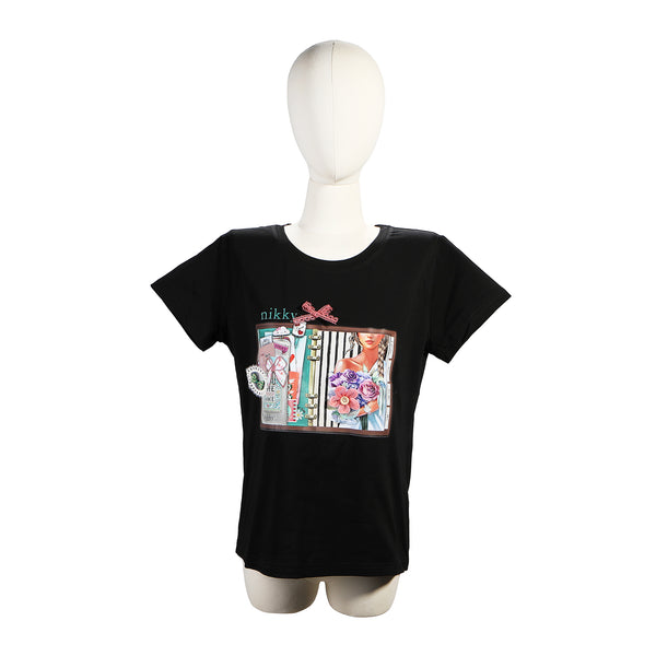 CAMISETA DE MODA (NOSTALGIA NEGRO)