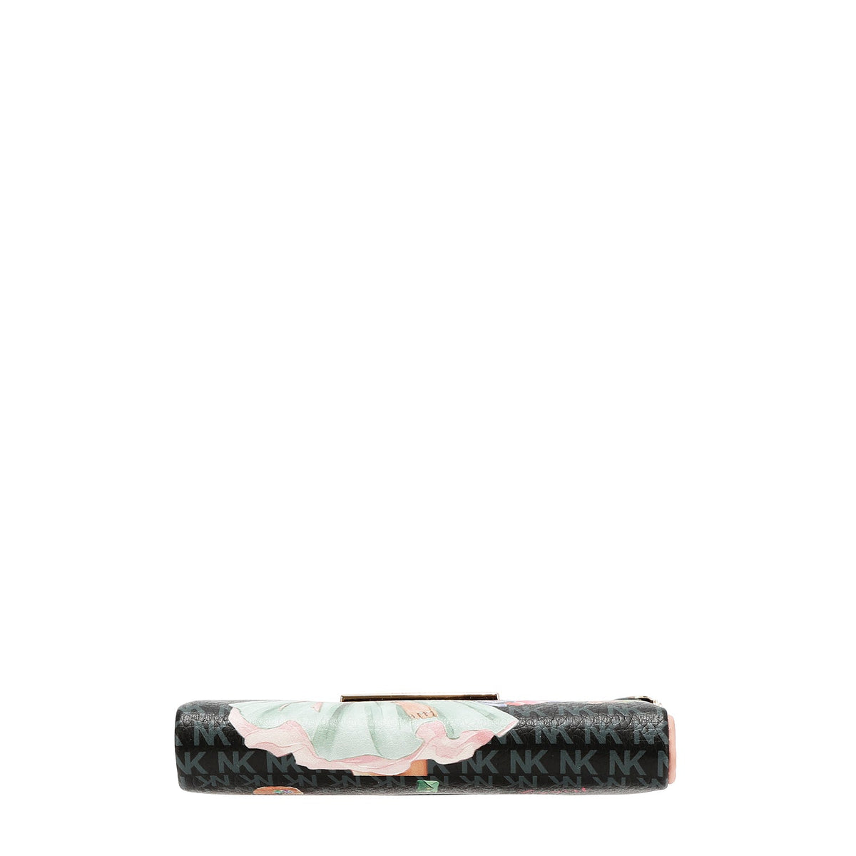 MONEDERO CON BLOQUEO DE BESO (GLAMOROUS WALK-NEGRO)