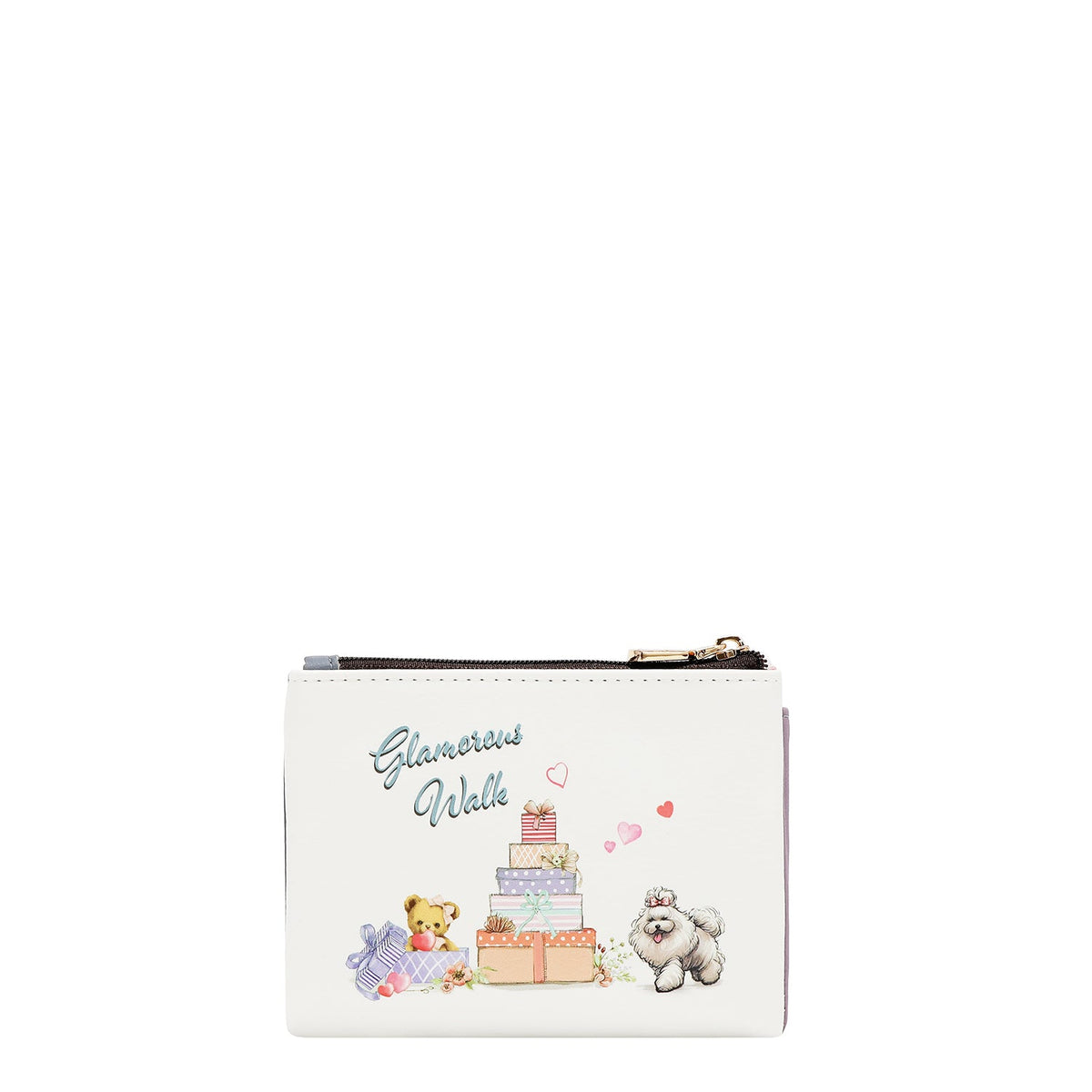 CARTERA ESTILO SOBRE (GLAMOROUS WALK-BLANCO)