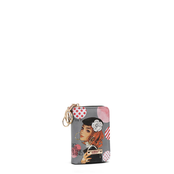 CARD HOLDER WITH ACCORDION TYPE ZIPPER (<tc>CIEGA POR TI</tc>)