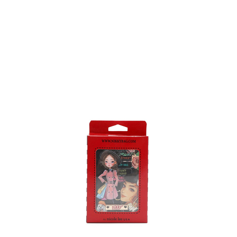 CARD HOLDER WITH ACCORDION TYPE ZIPPER (<tc><tc>Nikky</tc></tc> MAKES FRIENDS)